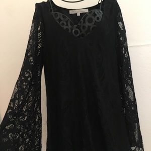 Lace black dress